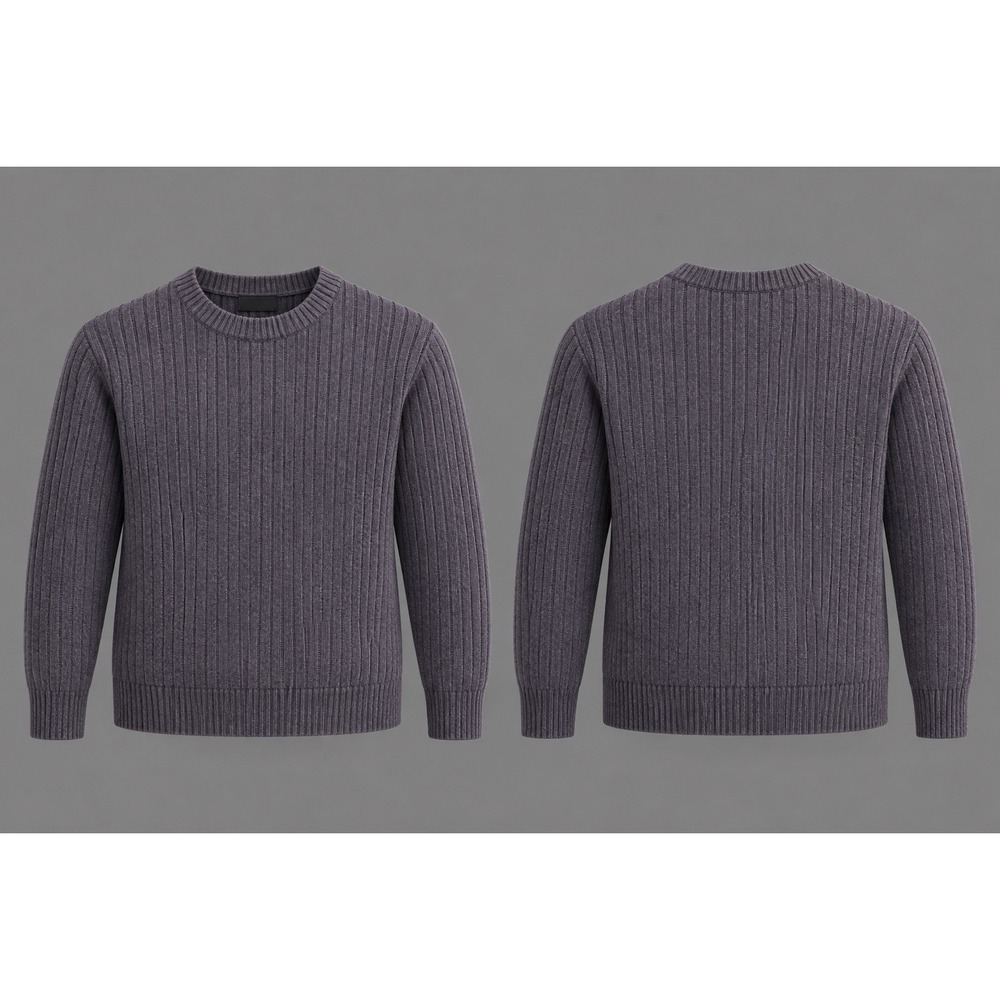 VTG Nike Golf sweater Mens xl Gray 100% Merino Wool Ribbed Knit Crew Neck